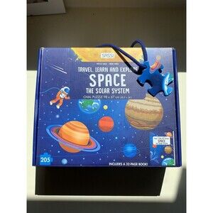 Space The Solar System Learn Explore 205 Piece Jigsaw Learning Puzzle No Booklet